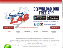 Tablet Screenshot of laundrylab.com